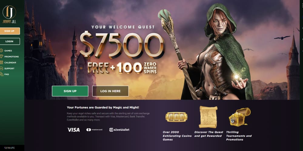 Jackpot Jill homepage